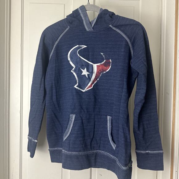 Houston Texans NFL Women's Team Apparel Hoodie Sweatshirt w/Pocket Large - Picture 1 of 6